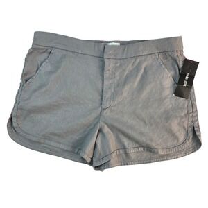 Level 99 Women's TENCEL Shorts Linen SZ‎ 33 Gray Soft Lightweight NWT Dailylook